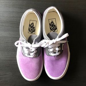 Women’s purple & grey vans